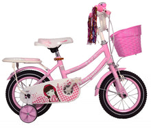 Load image into Gallery viewer, Cute Kid Girls Bicycle With Training Wheels Age 2-10