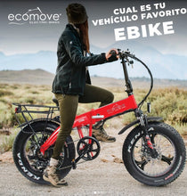 Load image into Gallery viewer, Ecomove Strik 20" Electric Bike 36V 250W Red