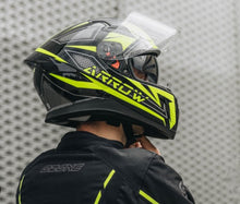 Load image into Gallery viewer, STUDDS DRIFTER FIKER DUAL VISOR FULL FACE HELMET