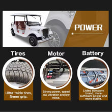Load image into Gallery viewer, Vintage Royal Classic Golf Cart -6 Seater Electric