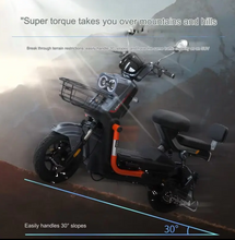 Load image into Gallery viewer, Electric Bike with Minions Eyes city Rider 48V 20Ah 500W