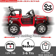 Load image into Gallery viewer, Ride on Jeep Kids Car XMX-618 Age 3-6Years - E-Scooter UAE Hub
