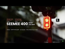 Load and play video in Gallery viewer, MagicShine Seemee 400 ANT+ Tail Light Cycling Rear Lights