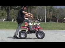 Load and play video in Gallery viewer, RAZOR DIRT QUAD BLACK 500W Age 8+