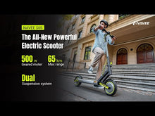Load and play video in Gallery viewer, NAVEE S65 10in 48V 500W 65KM Mileage Electric Scooter