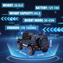 Load image into Gallery viewer, kids Ride on AMG G63 car Age 2-6 Years - E-Scooter UAE Hub
