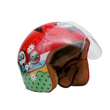 Load image into Gallery viewer, Kids Half Face Safety Helmet – Red Age 7-12