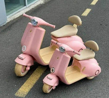 Load image into Gallery viewer, Kids Vespa Ride on 03 wheeled Electric Scooter Age 3-7