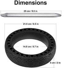 Load image into Gallery viewer, Honeycomb Rubber 8.5 Inch Tire Solid Tire for Xiaomi M365 Pro Scooter - E-Scooter UAE Hub