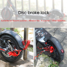 Load image into Gallery viewer, Anti-Theft Disc Brake Steel Wire Lock - E-Scooter UAE Hub