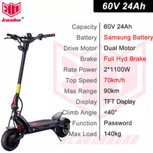 Load image into Gallery viewer, Kaabo Mantis King GT Electric Scooter - E-Scooter UAE Hub