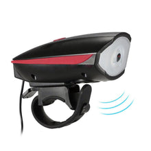 Load image into Gallery viewer, Scooter lamp + horn Bicycle e-Scooter LED Head Light Super Horn Electronic Bell Lamp Water Resistant - E-Scooter UAE Hub