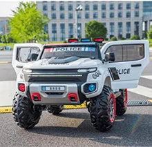 Load image into Gallery viewer, Police Ride-On Electric Car 12v for Kids Age 1-13 Years - E-Scooter UAE Hub