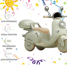 Load image into Gallery viewer, Kids Electric Motorbike,6V Powered Ride Motorcycle with Training Wheels 2-6 Years Boys &amp;  Girls
