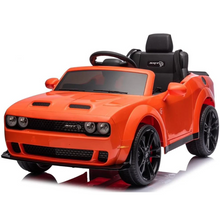 Load image into Gallery viewer, Dodge Challenger SRT Ride On Car 12V/2M,Orange

