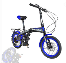 Load image into Gallery viewer, New 16/20 Inch Folding Bicycle – 7 Speed
