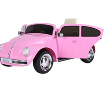 Load image into Gallery viewer, Volkswagen Beetle Kids Electric Ride On Car - Pink Age 3+
