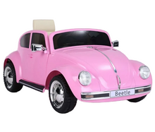 Load image into Gallery viewer, Volkswagen Beetle Kids Electric Ride On Car - Pink Age 3+
