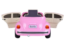 Load image into Gallery viewer, Volkswagen Beetle Kids Electric Ride On Car - Pink Age 3+
