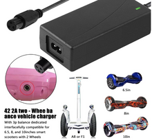 Load image into Gallery viewer, Hoverboard Charger Electric Scooter Charger, 42V 2A
