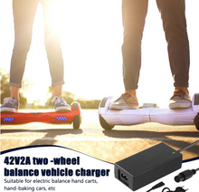 Load image into Gallery viewer, Hoverboard Charger Electric Scooter Charger, 42V 2A
