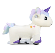 Load image into Gallery viewer, Spartan Unicorn 6V Plush Electric Ride On Age 3+
