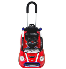 Load image into Gallery viewer, Kids Ride-On Push Car, Mini Cooper Style Parent Handle, Steering Wheel 6V battery operated 2-4 years

