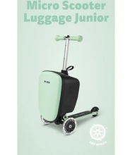 Load image into Gallery viewer, Micro Luggage Junior – Scooter with Built-In Suitcase Kids Age 2-5 years
