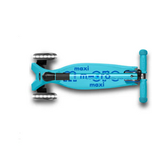 Load image into Gallery viewer, Micro Maxi Deluxe Foldable Scooter with LED Wheels - Bright Blue
