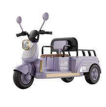 Load image into Gallery viewer, Kids Electric Tri-Wheel Scooter With Rear Toy Carrier Age 2-5 Years
