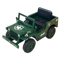Load image into Gallery viewer, Kids Military Style Electric Jeep 4x4 Ride-On – 12V with Shovel
