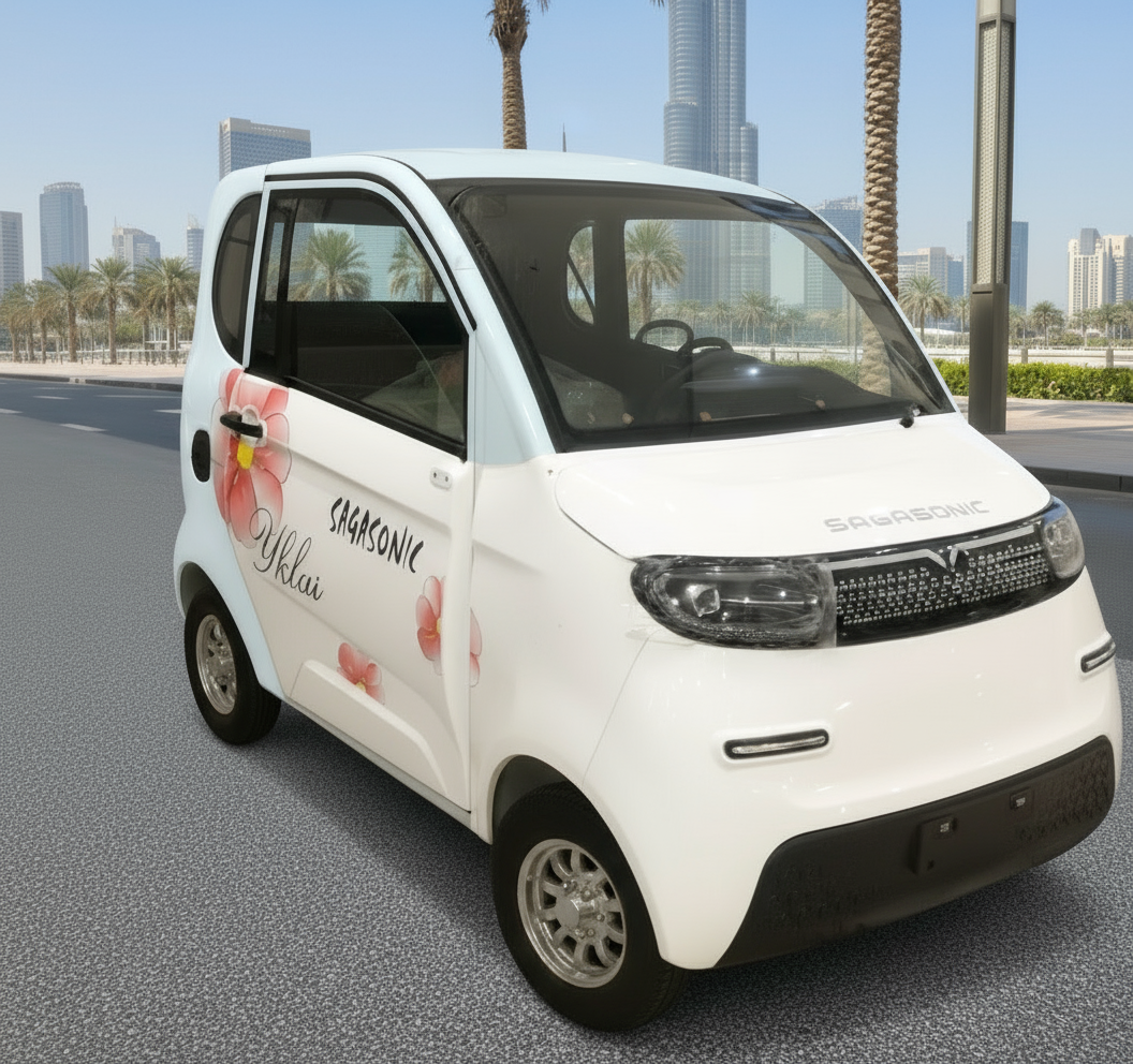 Electric Four-Wheel Mobility vehicle 4 Wheels Electric Car 1500W Closed-Type