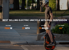 Load image into Gallery viewer, INMOTION V11Y Adult Electric Unicycle One Wheel Bike Scooter - E-Scooter UAE Hub
