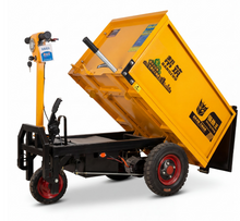 Load image into Gallery viewer, Electric Truck with Square Bucket 1000W Heavy Duty Mini Dumper, mini Wearhouse indoor stock mover  (Capacity 1 Ton )
