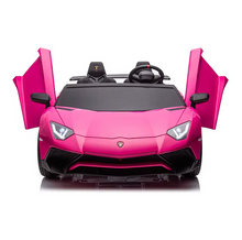Load image into Gallery viewer, Licensed Lamborghini Aventador SV Big Luxury Electric Car 24v Adult-Double Child Age 2-14
