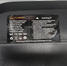 Load image into Gallery viewer, Kugoo V3 Electric Bike Replacement Battery Plug in Design
