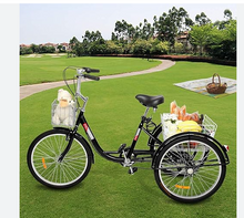 Load image into Gallery viewer, Mogoo Hauler Adult Tricycle – 24 Inch Utility Cargo Trike
