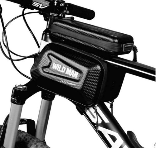 Wildman hard shell bicycle bag touch screen - E-Scooter UAE Hub