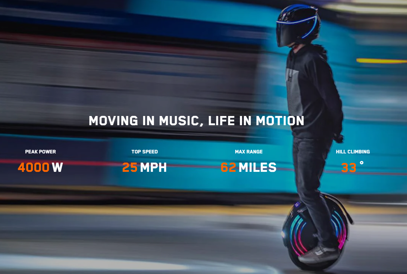 インモーション セグウェイ V10F INMOTION INMOTION V10F Unicycle – E-Scooter UAE Hub