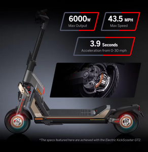 Segway Ninebot GT2 Superscooter 70kmh 90km Range - E-Scooter UAE Hub