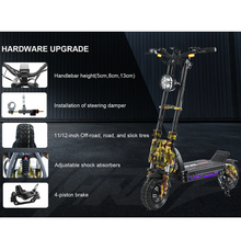 Load image into Gallery viewer, Mars GT Hyper Electric Scooter Off-Road  72V 33Ah 2000w Dual motors
