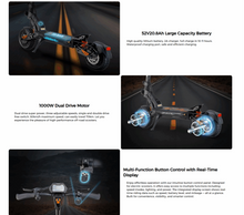 Load image into Gallery viewer, KuKirin G2 Master Electric Scooter -2025 Vesion 52V 20.8Ah 1000W Dual
