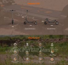 Load image into Gallery viewer, KuKirin G2 Master Electric Scooter -2025 Vesion 52V 20.8Ah 1000W Dual
