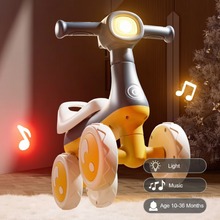 Load image into Gallery viewer, Kids Ride on Balance Bike-4 Wheel Bubble Blowing Car Toys with Light and Music Age 10-36 Months
