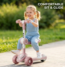 Load image into Gallery viewer, Kids’ Adventure Manual Scooter 2-in-1 Age 2-12 Years
