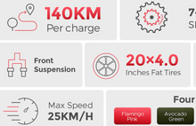 Load image into Gallery viewer, ENGWE L20 2.0 Electric Bike 750W Range 135km compact
