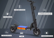 Load image into Gallery viewer, Mars 11 GTR Electric Scooter 72V 45Ah 2000W Dual Motor NFC
