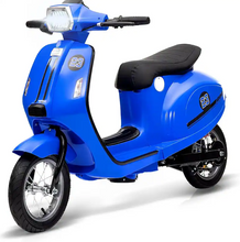 Load image into Gallery viewer, Kids Rideon 24V Vespa Bike XXL Electric Scooty 350W Age 5-10
