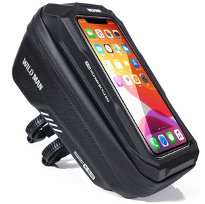 Wildman 1L quick release touch screen waterproof bike front bag - E-Scooter UAE Hub