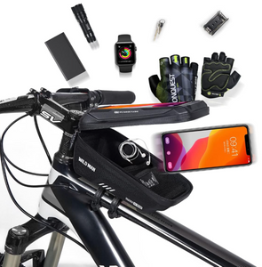 Wildman 1L quick release touch screen waterproof bike front bag - E-Scooter UAE Hub